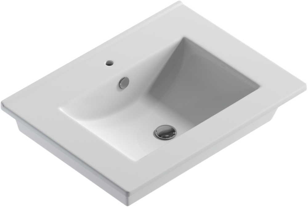 Прямоугольная раковина для ванны Sanita luxe Quadro 60 F01 4640013393575