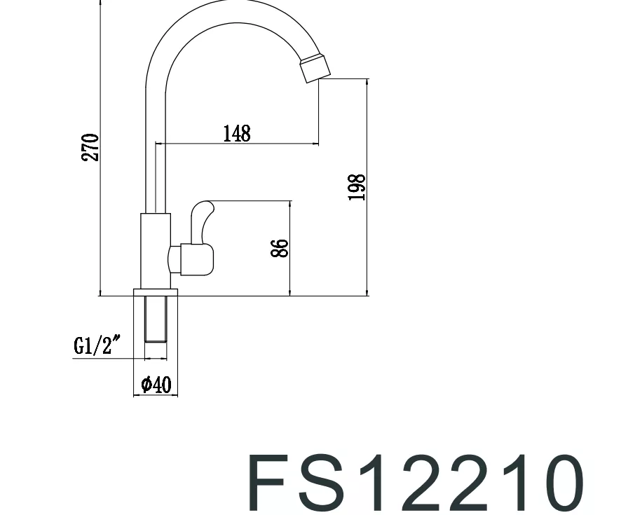 Смеситель для кухни Fmark FS12210