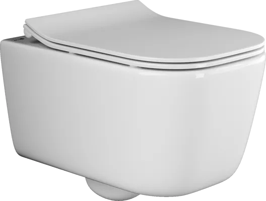 Белый безободковый унитаз Ceramica nova New Day CN3005