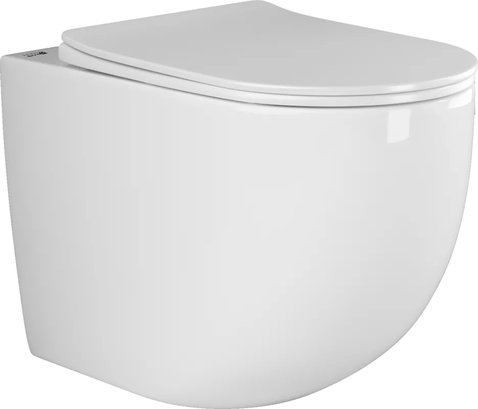 Белый безободковый унитаз Ceramica nova Mia CN1810