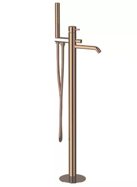 Латунный смеситель с душевым шлангом для ванны с душем Remer X Style X08VO