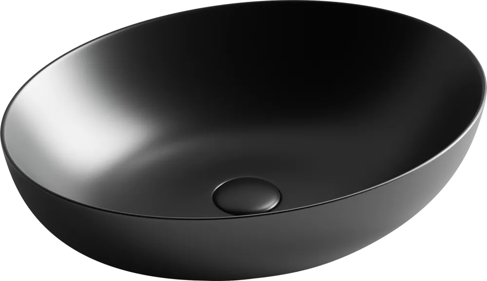 Фарфоровая черная раковина Ceramica nova Element CN6017MB