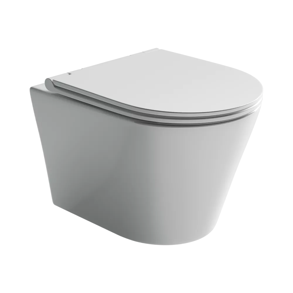 Белый безободковый унитаз Ceramica nova Forma CN3011