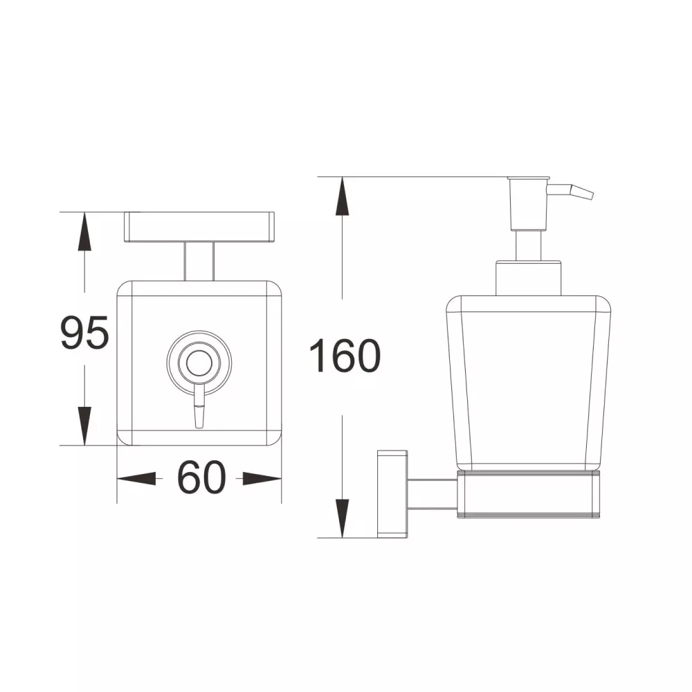 Дозатор для жидкого мыла Belz B90427