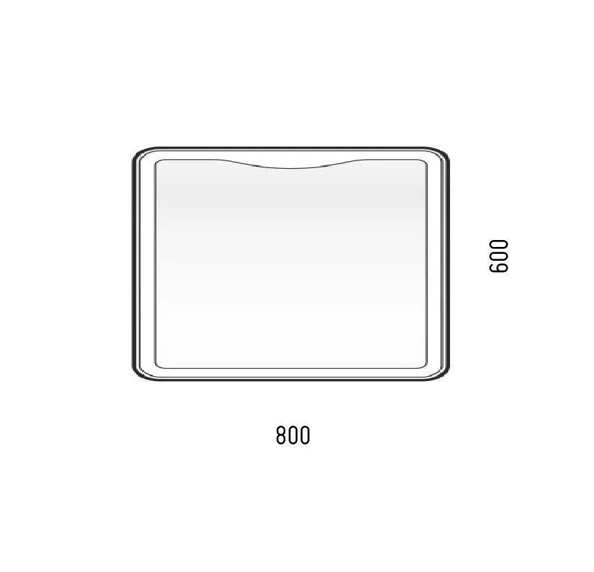 Зеркало с подсветкой Corozo Орли 80 LED SD-00000920