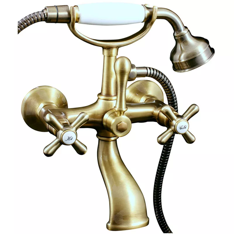 Вентильный смеситель для ванны с душем Rav Slezak Morava MK159.5/2SM