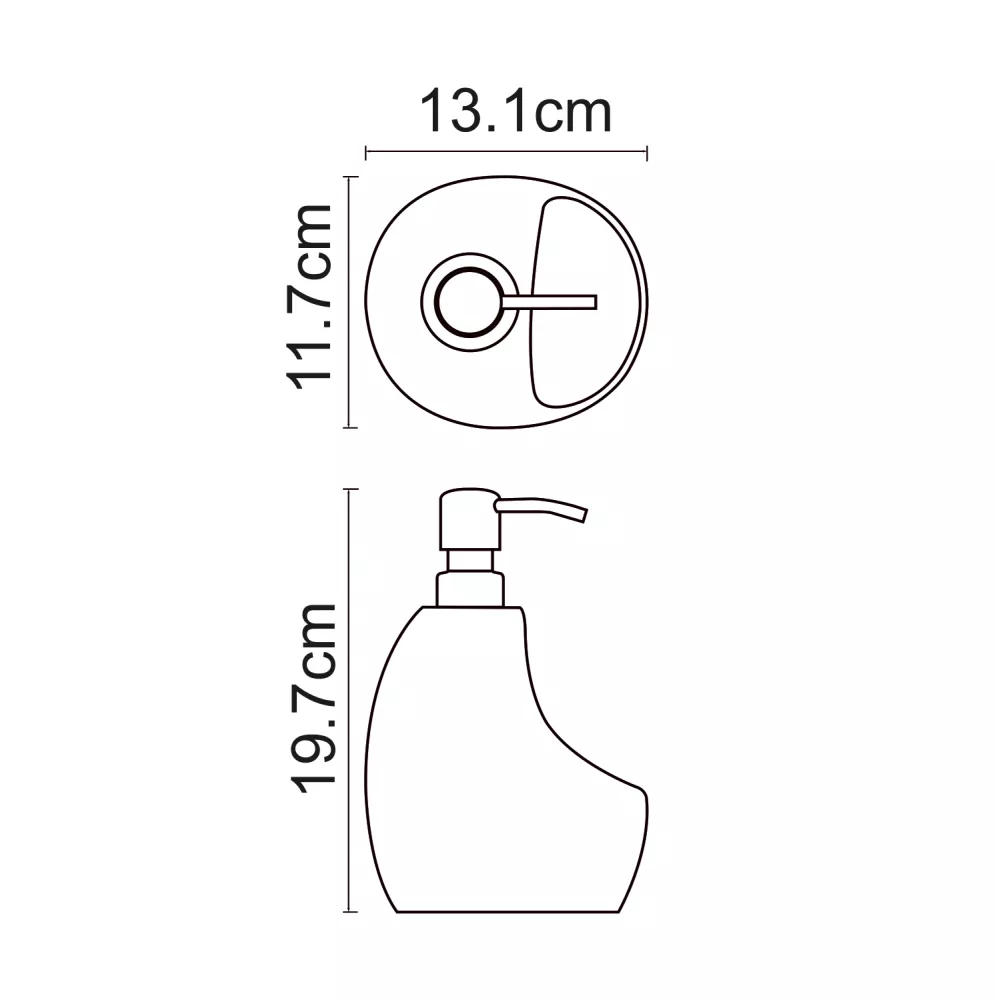 Дозатор для жидкого мыла Wasserkraft K-8099