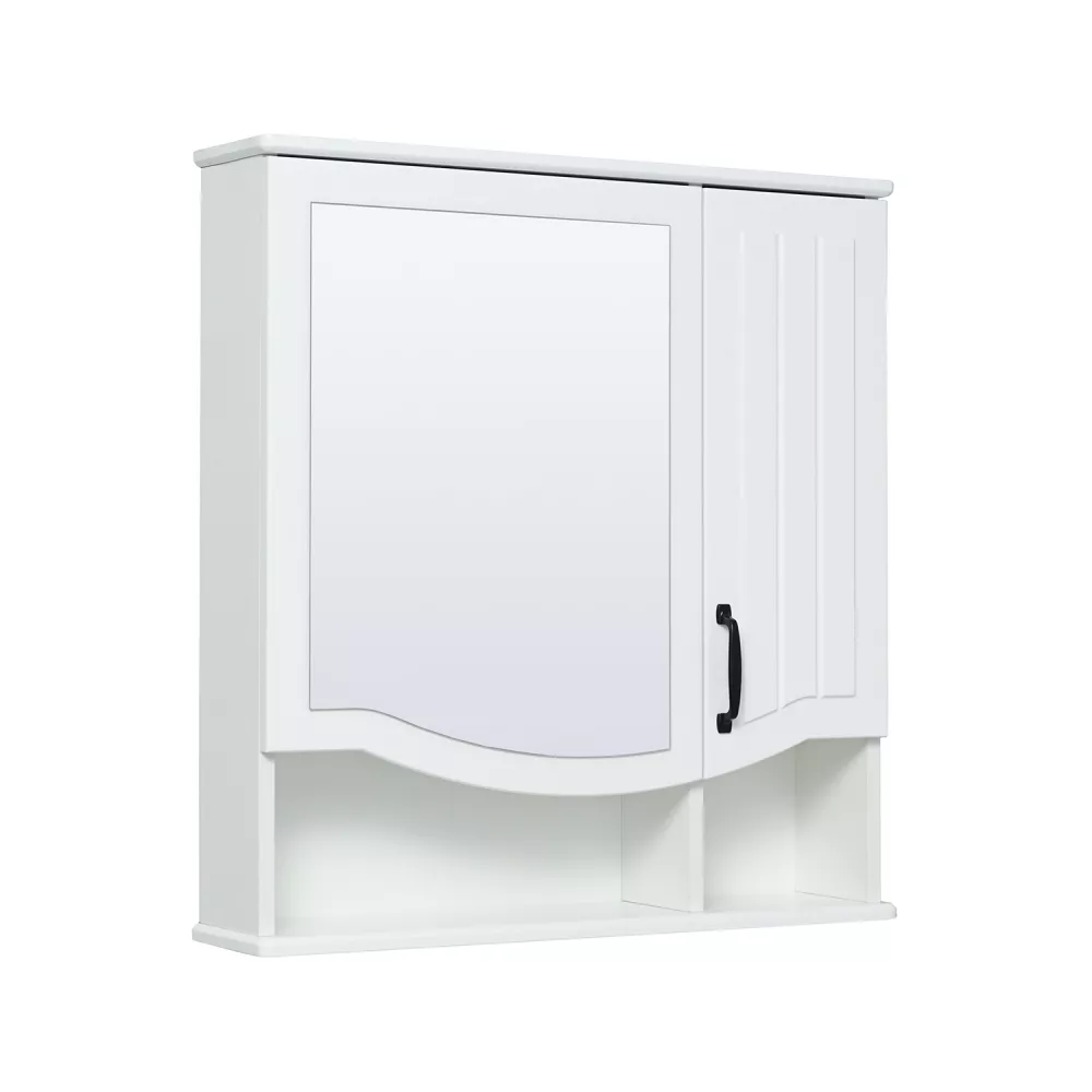 Зеркальный шкаф Runo белый Марсель 65 00-00001202