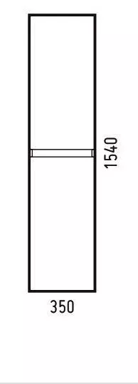 Шкаф пенал Corozo Альтаир SD-00000504 35 см