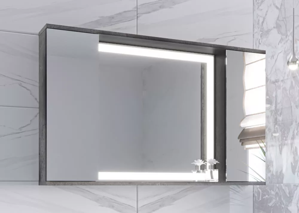 Зеркальный шкаф Stella Polar Дэрри SP-00001039 , с подсветкой