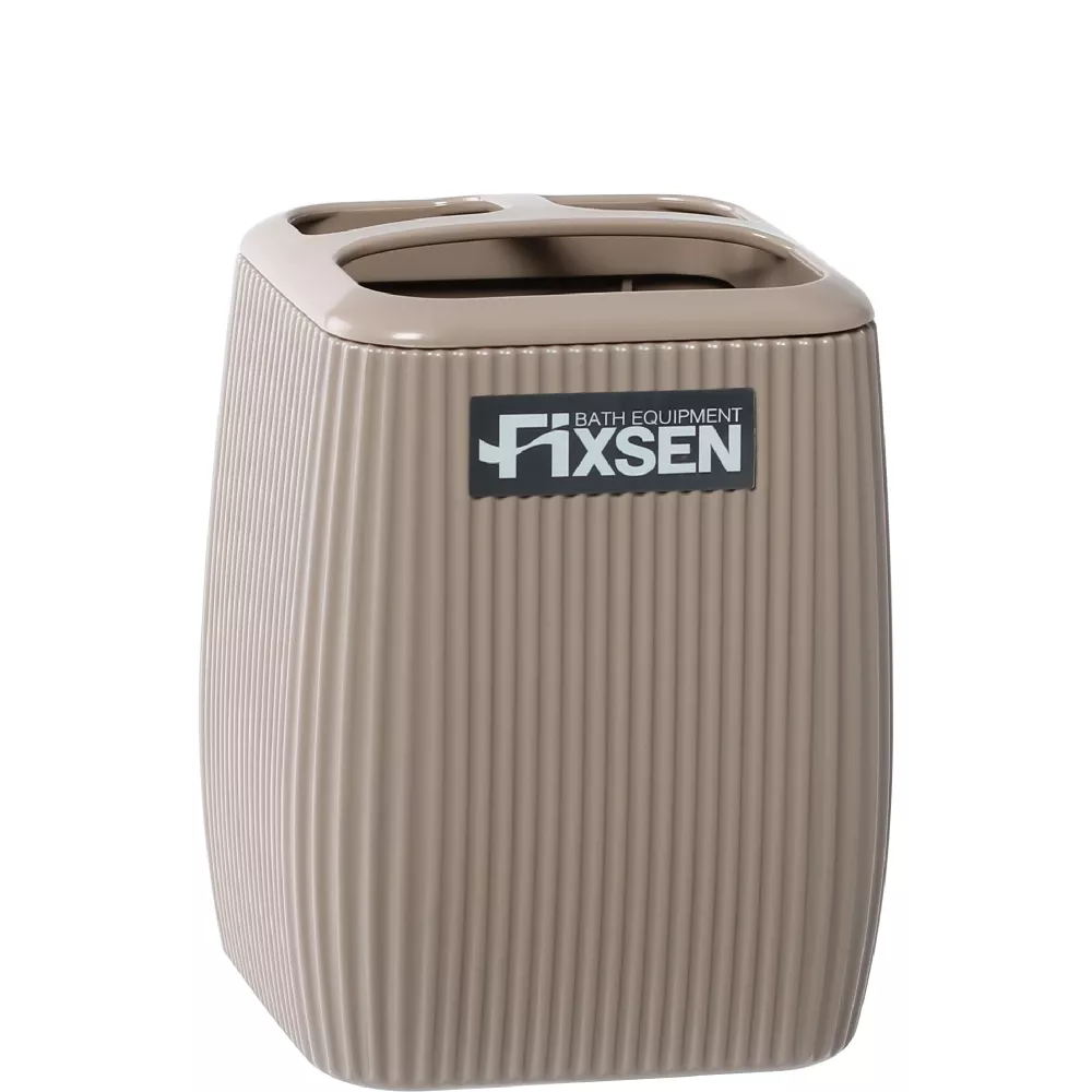 Стакан для зубных щеток Fixsen Brown FX-403-3