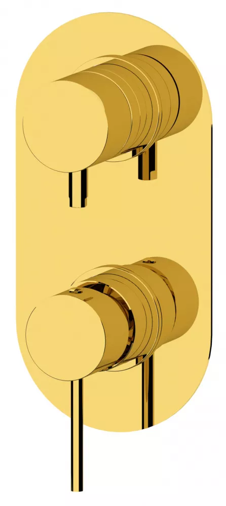 Золотой латунный смеситель Remer X Style X93KBDO