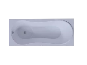 Ванна акриловая Aquatek Афродита 170х70 с экраном (слив слева, вклеенный каркас)